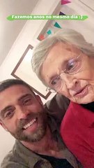 Diogo Amaral volta partilhar momento com avó. "Quase a fazer anos"