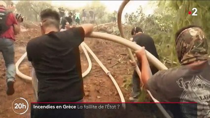 Incendies en Grèce : les flammes laissent place à un paysage apocalyptique