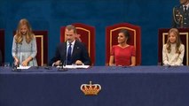 Princesa Leonor discursa pela primeira vez