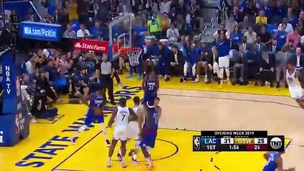 Finta de Curry frente aos Clippers