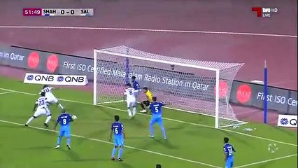 Três bolas no poste em três segundos