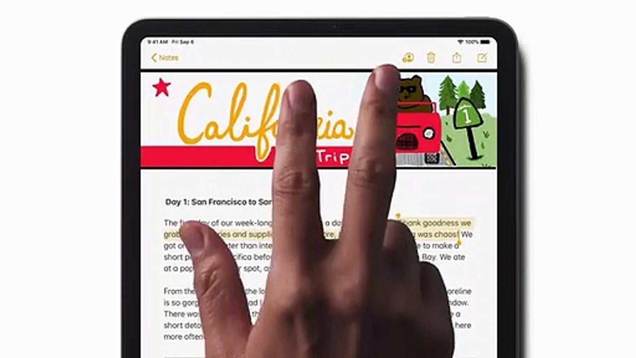 iPadOS 13 - Editar