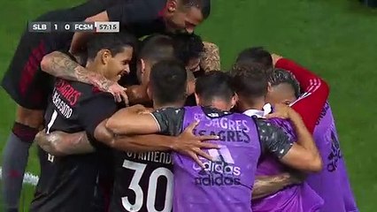 Benfica 1-0 Spartak Moskva - Joao Mario goal