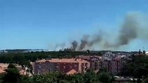 incêndio junto ao Amadora-Sintra