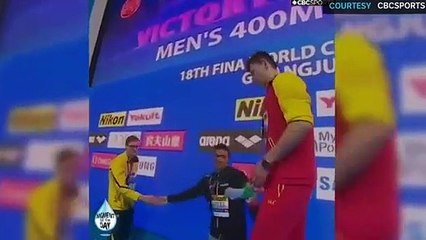 Polémica no Mundial: Nadador australiano recusou subir ao pódio com rival