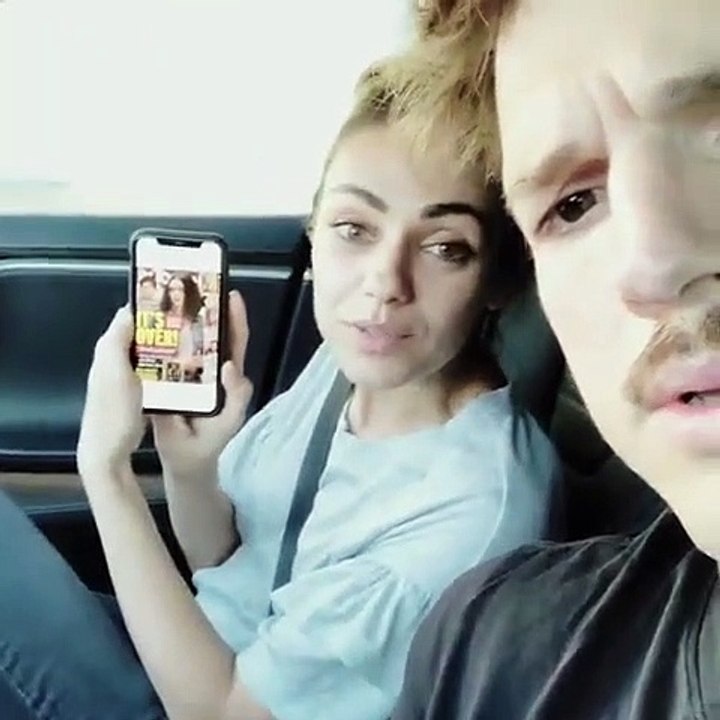 Mila Kunis e Ashton Kutcher reagem com humor a rumores de separação