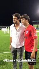 Kaká com João Félix