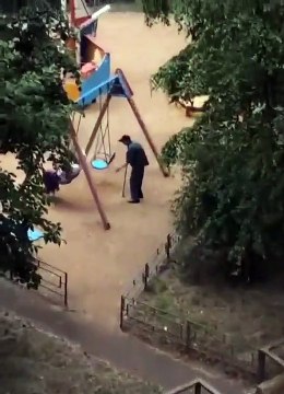 Casal de idosos no Parque