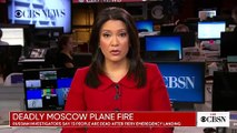 Imagens mostram passageiros a fugir a chamas de avião em Moscovo