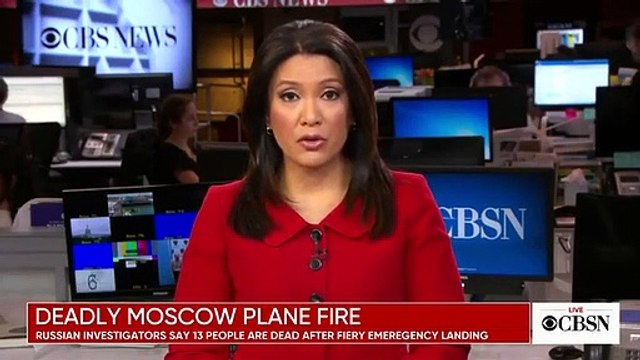 Imagens mostram passageiros a fugir a chamas de avião em Moscovo