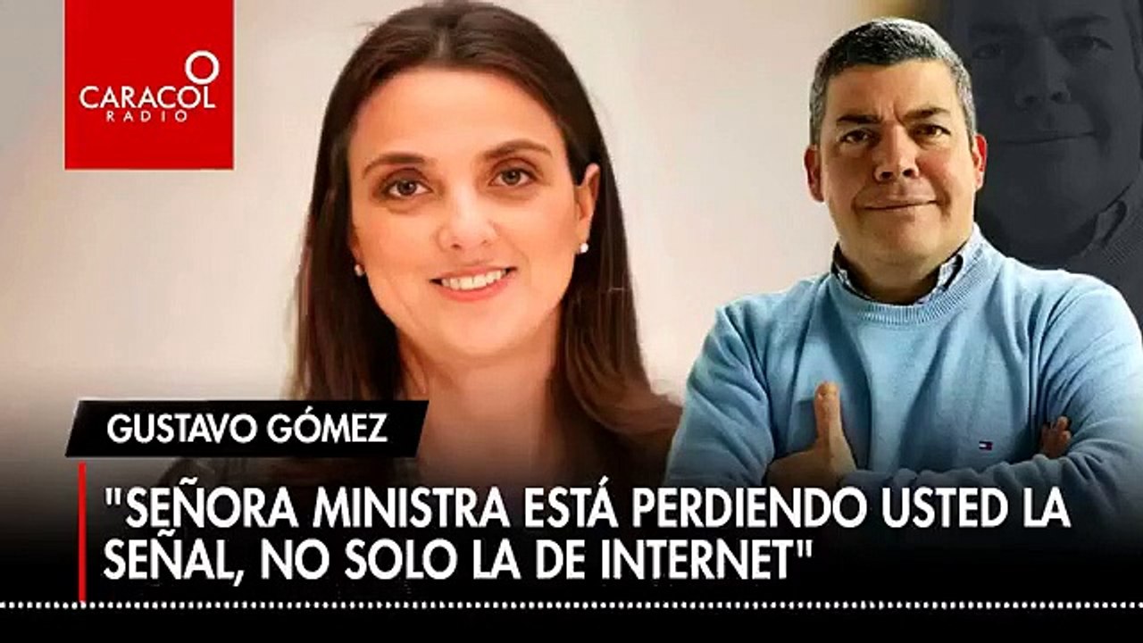 Periodista Gustavo Gómez le canta la tabla a Karen Abudinen MinTic trás Robó de 70 mil millones para beneficiar a un amigo y socio de Nules y los Char