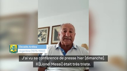Transferts - Ardiles : "Partir de Barcelone, pas facile pour Messi"