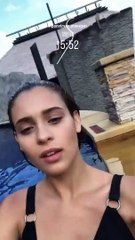 Ainda de férias, Daniela Melchior afirma: "Preciso de mostra esta vista"