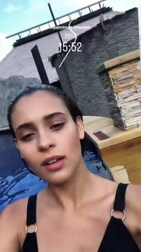 Ainda de férias, Daniela Melchior afirma: Preciso de mostra esta vista