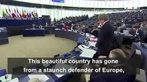 Guy Verhofstadt arrasa Giuseppe Conte