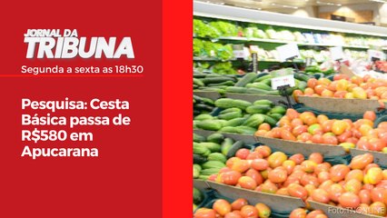 Pesquisa: Cesta Básica passa de R$580 em Apucarana