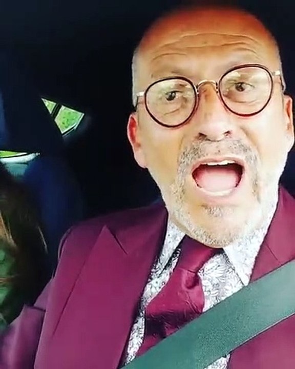 Após os "desastres" no simulador, Goucha teve a primeira aula de condução