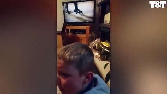 A emocionante reação de um menino autista ao conhecer o seu novo amigo