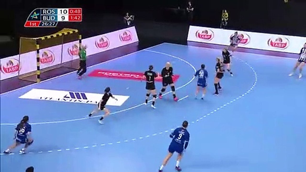Lance espetacular de andebol