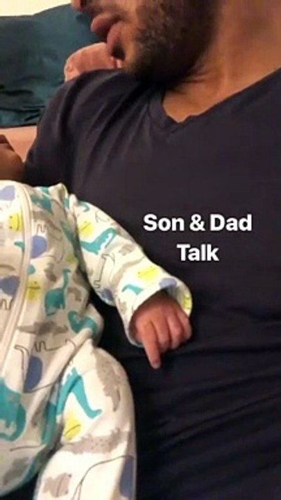 A "conversa" do namorado de Rita Pereira com o pequeno Lonô