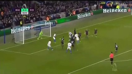 Golo de Locadia ao Everton