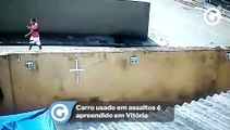 Carro usado em assaltos é apreendido em Vitória