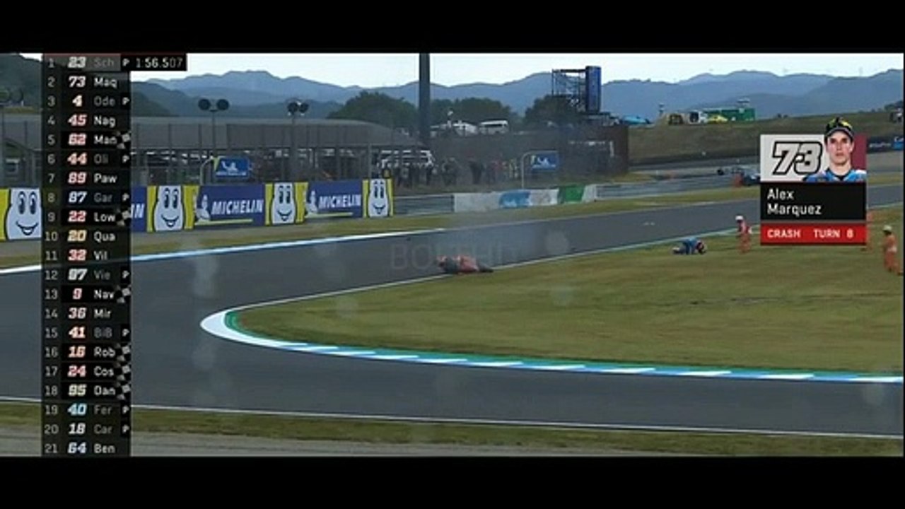 Queda de Alex Marquez