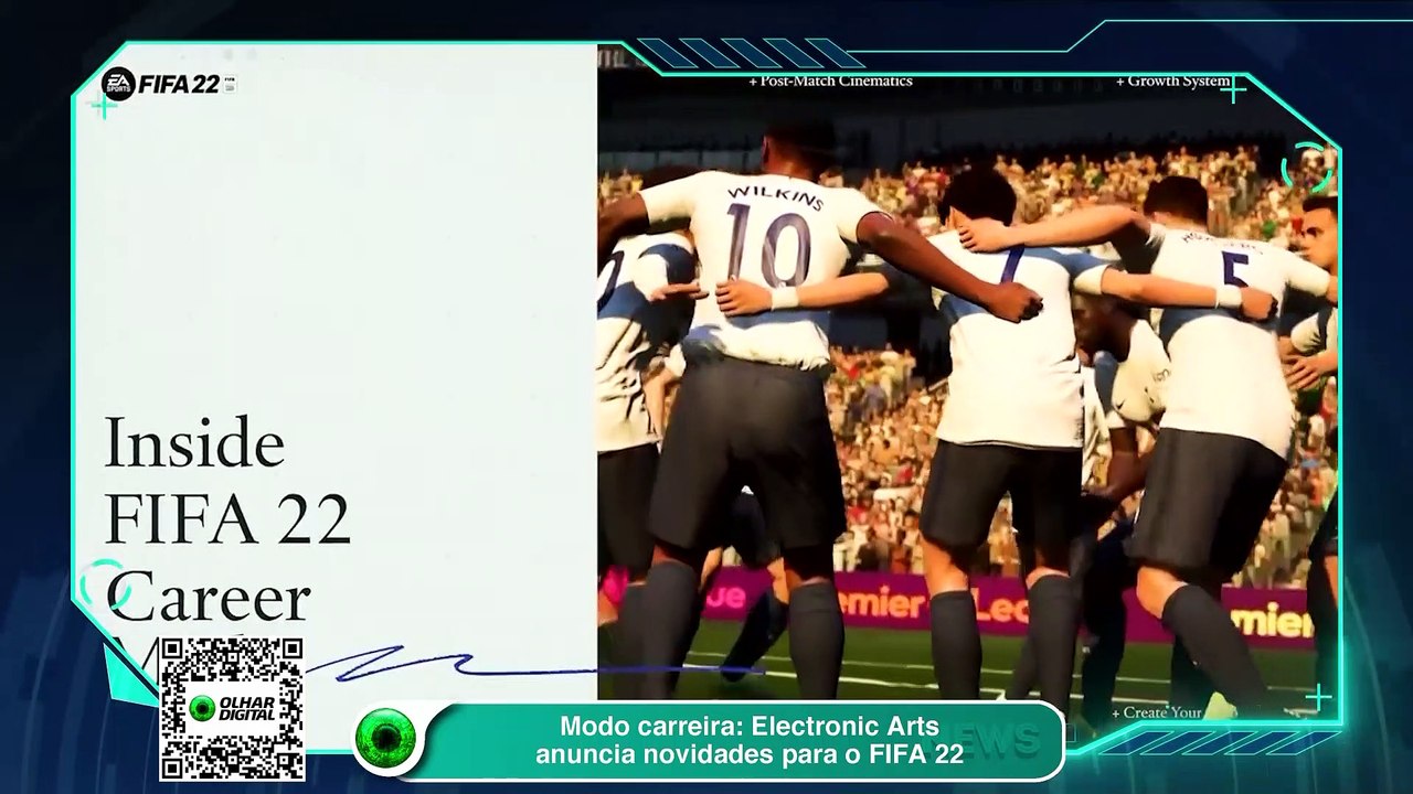 Modo carreira Electronic Arts anuncia novidades para o FIFA 22