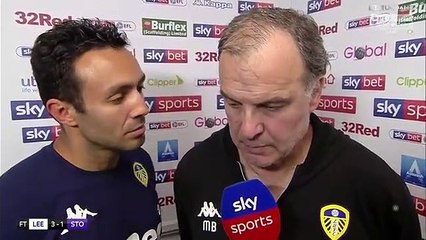 Bielsa a falar inglês