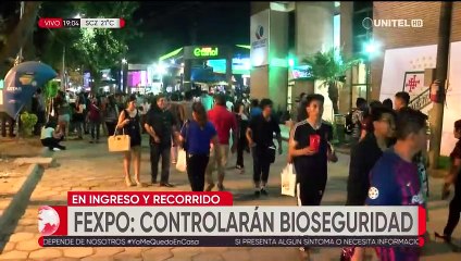Expocruz, controlarán medidas de bioseguridad