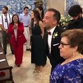 Vídeo: Luís Filipe Borges chorou ao ver a noiva entrar na igreja