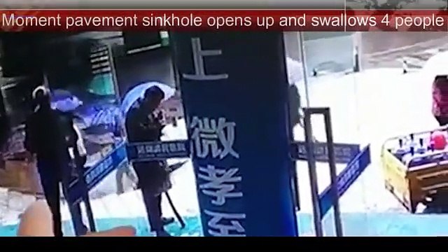 Duas pessoas morrem após desabamento de rua na China