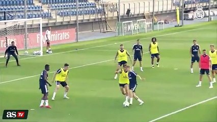 Vinícius Jr. e Odegaard fizeram a cabeça de Modric em água