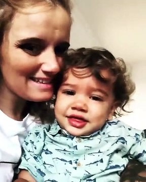 Carolina Deslandes fez desafio viral com filho da forma mais querida