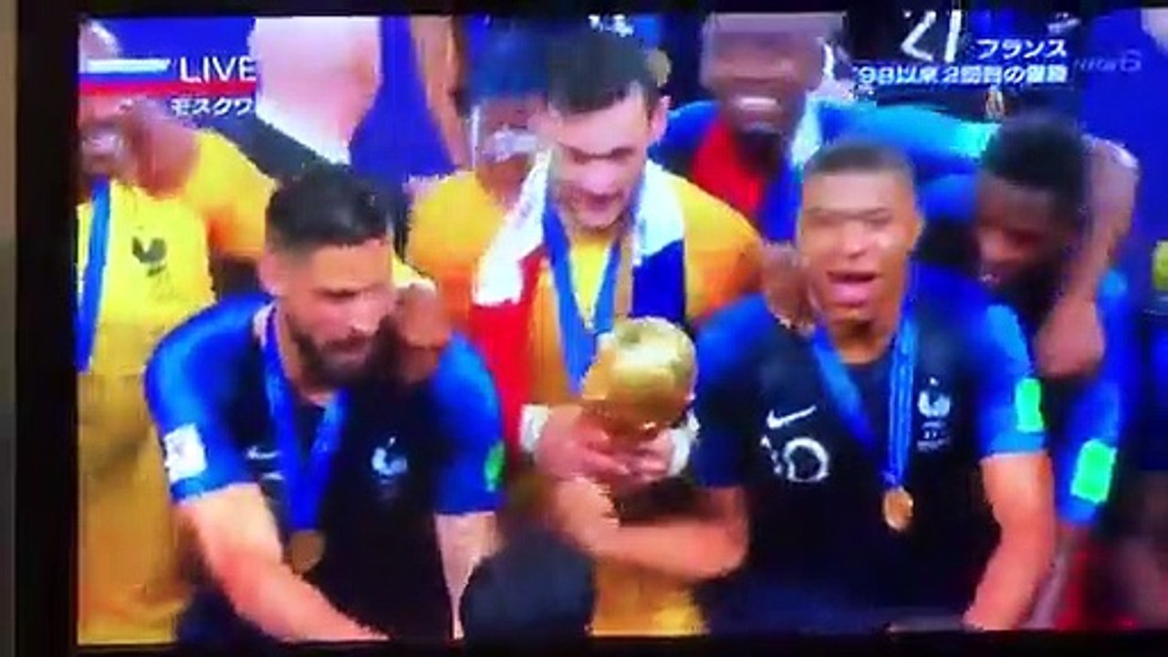 Entrega da Taça do Mundial