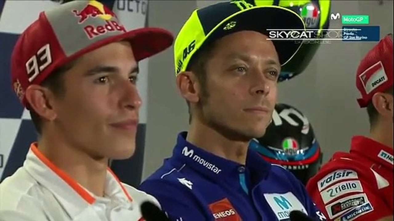 Rossi e Márquez