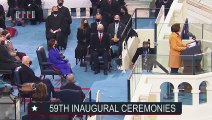 Joe Biden and Kamala Harris are sworn in as President and Vice President of the United States