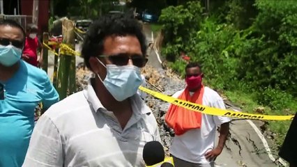 Residents Want Landslip Repaired
