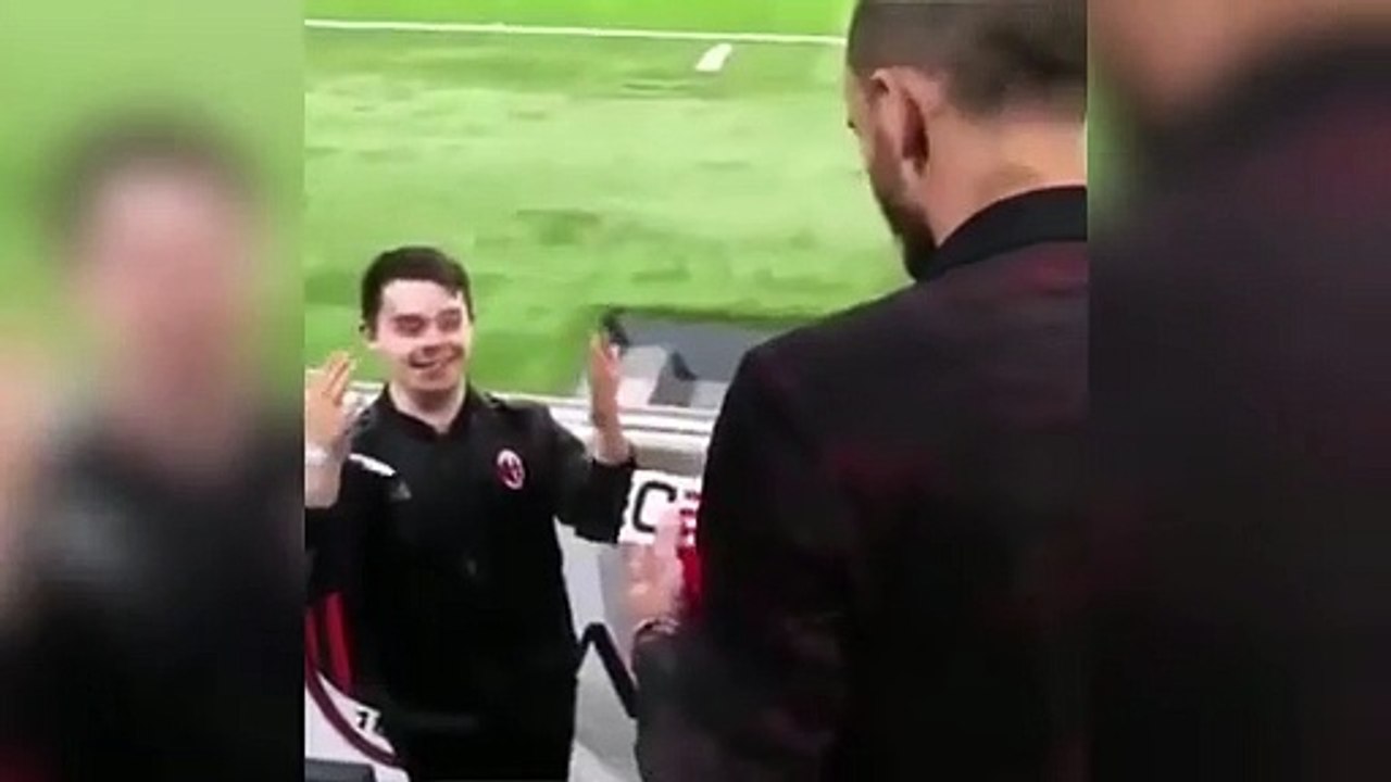 Bonito gesto de Bonucci