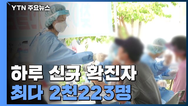 하루 신규 환자 최다 2천223명... 새로운 국면, 새로운 고비 / YTN