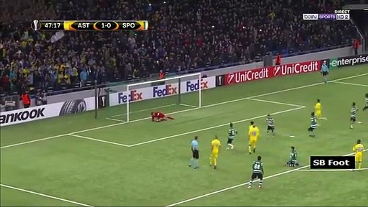 Golo de Bruno Fernandes (Astana)