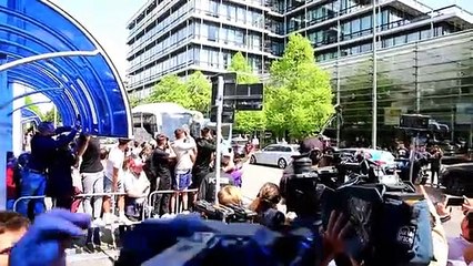 Real Madrid chega a Munique e é a loucura completa