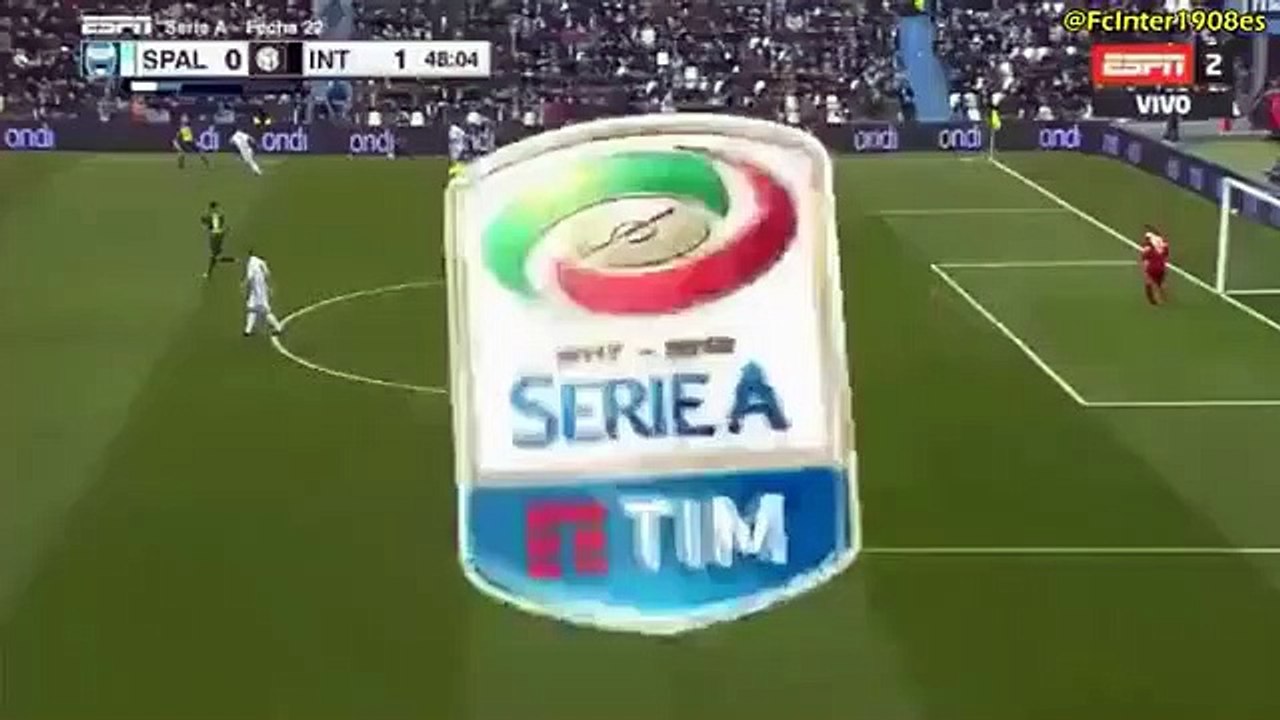 Auto-golo no Spal-Inter
