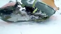 Vídeo dos destroços do avião que caiu em Moscovo