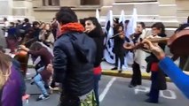 Mulheres protestam contra a violência de género na Argentina