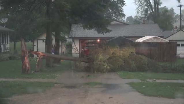Damage left behind across Illinois after severe storms