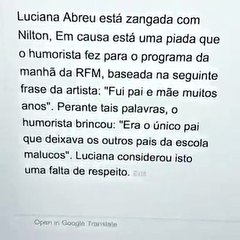 Eis a resposta de Nilton à revolta de Luciana Abreu