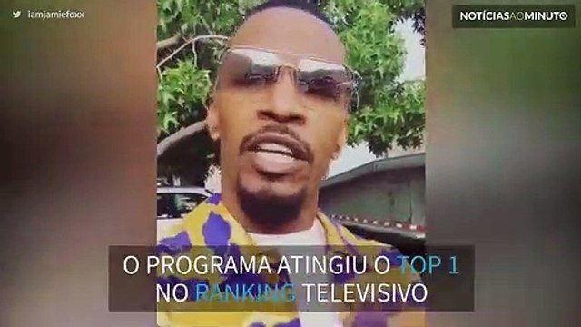 Jamie Foxx agradece aos fãs pelo sucesso do seu programa de TV