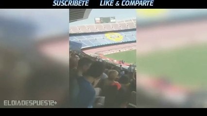 Protestos contra Bartomeu na apresentação de Dembélé