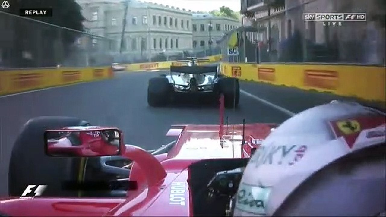 Hamilton e Vettel pegam-se no GP do Azerbaijão